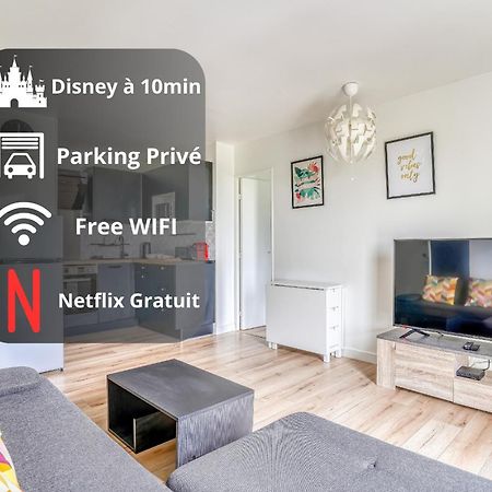 Le Convertible - Proche Disney - Parking Prive Chalifert Exterior foto